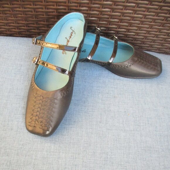 NWOT Free People Diana Double Strap Flats ~ 39 ~ 9 - Picture 4 of 8